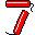 7 Nitrogen (N): Dynamite [red], 7-shaped