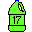 17 Chlorine (Cl): Clorox [yellow-green], cleans 17 ways