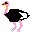 76 Osmium (Os): Ostrich, looks like 76