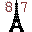 87 Francium (Fr): Eiffel Tower, for French Revolution in '87