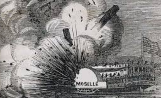 Black Hawk steamboat explosion.