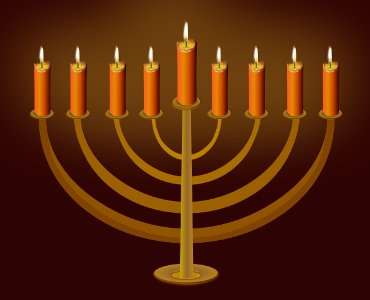 Menorah for Hanukkah