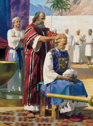 Moses ordains his brother Aaron